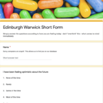 Warwick Edinburgh Mental health Wellbeing data entry app